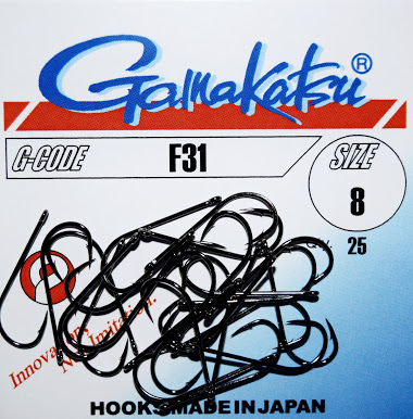Крючки с колечком Gamakatsu F31 Size 12  